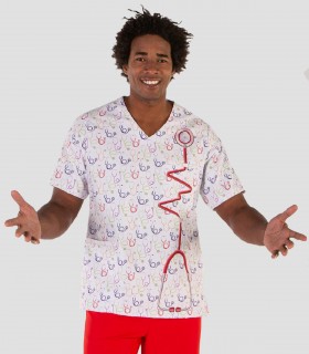 Casaca sanitaria Microfibra Fonendo