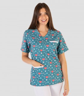 Casaca sanitaria Microfibra Corazón