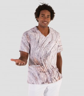 Casaca sanitaria de Microfibra reciclada Corteza