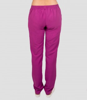 Pantalón sanitario mujer Microfibra Malva