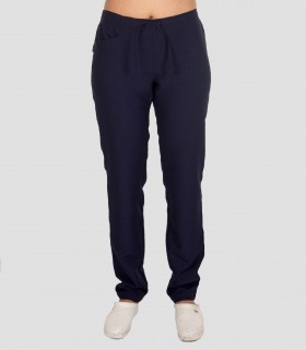 Pantalón sanitario mujer Microfibra Marino