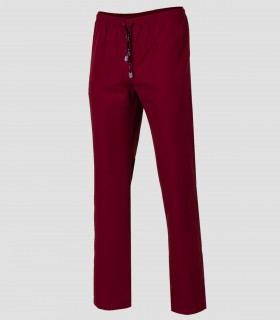 Pantalón sanitario Microfibra Burdeos