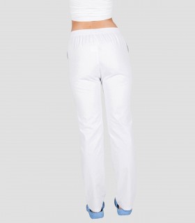 Pantalón sanitario con goma Blanco
