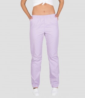 Pantalón sanitario con goma Lila