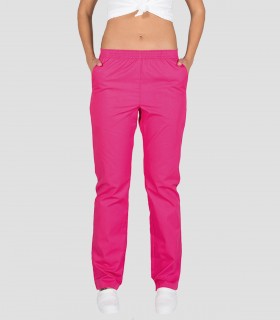 Pantalón sanitario con goma Fucsia