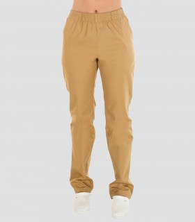 Pantalón sanitario con goma Crema