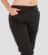 Pantalón sanitario Multibolsillos Sarga Elástica Negro