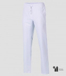 Pantalón sanitario Microfibra reciclada Blanco