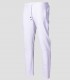 Pantalón sanitario unisex con rodilleras Blanco