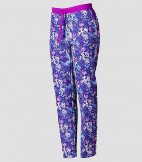 Pantalón sanitario Microfibra estampado Malva