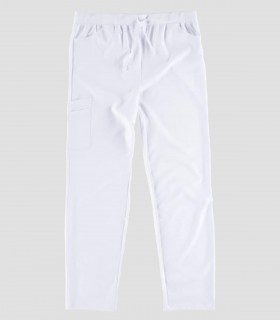 Pantalón sanitario elástico Blanco