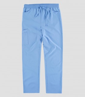 Pantalón sanitario elástico Celeste