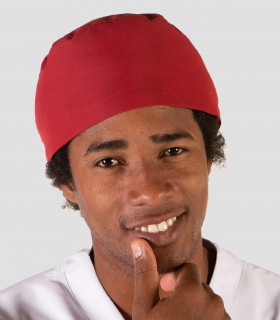 Gorro sanitario microfibra Pelo corto Burdeos