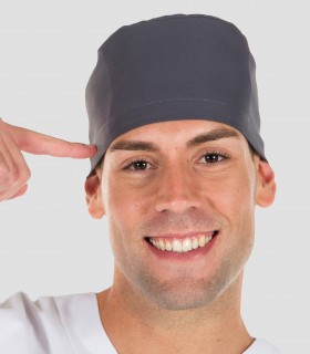 Gorro sanitario microfibra Pelo corto Gris marengo