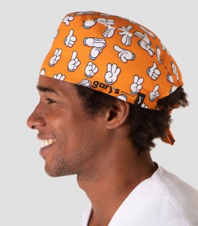 Gorro cirujano para pelo corto Guante