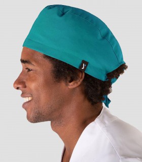 Gorro sanitario Microfibra elástica para pelo corto Verde