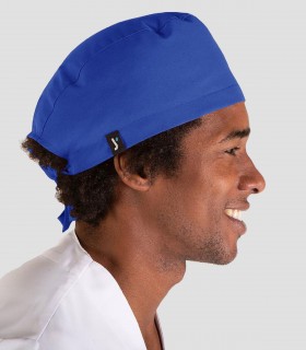 Gorro sanitario Microfibra elástica para pelo corto Azulina