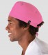 Gorro sanitario Microfibra elástica para pelo corto Rosa