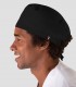 Gorro sanitario Microfibra elástica para pelo corto Negro
