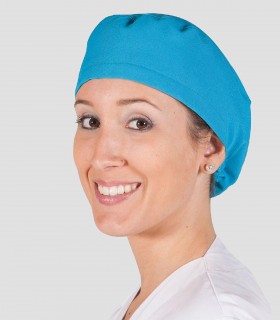 Gorro sanitario Microfibra Pelo Largo Turquesa