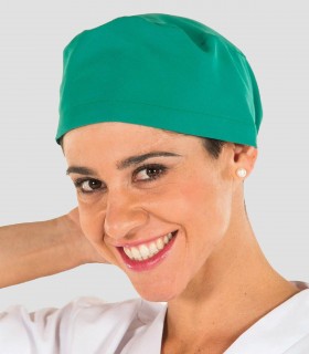Gorro sanitario Microfibra Pelo Largo Verde