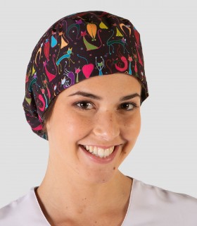 Gorro sanitario para pelo largo Cats