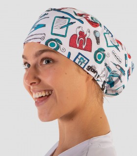 Gorro quirófano para pelo largo Sonrisa