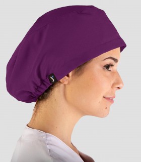 Gorro Microfibra elástica 360 Pelo largo Morado