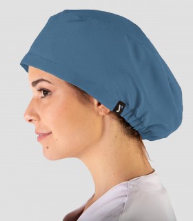 Gorro Microfibra elástica 360 Pelo largo Azul grisáceo