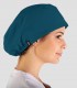 Gorro Microfibra elástica 360 Pelo largo Verde petróleo