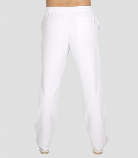 Pantalón sanitario Microfibra Tallas Grandes Blanco