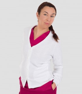 Rebeca blanca 100% Acrílico