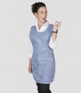 Casulla Vichy Cuadros Azulina