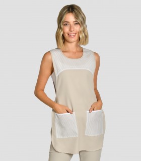 Casulla Microfibra Rayas Beige