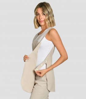 Casulla Microfibra Rayas Beige