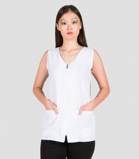 Casaca peluquería Antártida Blanca