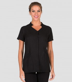 Casaca para peluquería Adelfa Negra