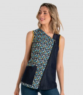 Casaca Tejana Margarita para peluquería y estética