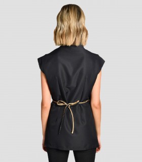 Casulla Kimono Microfibra Negra