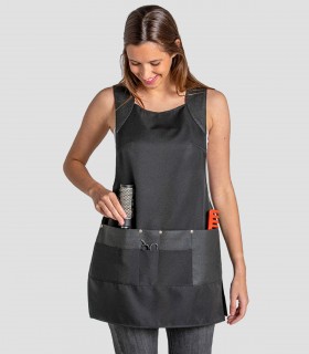 Estola Polipiel Multibolsillos para peluquería y estética