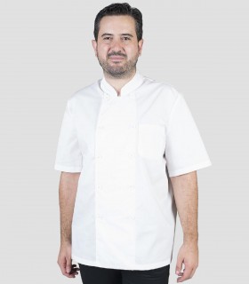 Chaqueta cocina Popelín Fino Blanca