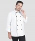 Chaqueta cocina Vivo Negro