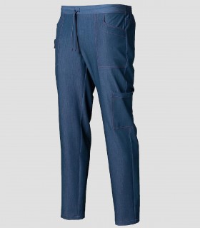 Pantalón cocina Tejano Elástico