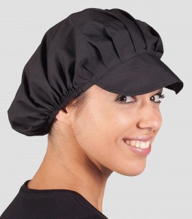 Gorra mujer Popelín negro