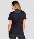 Polo cuello mao Negro para camarera