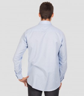 Camisa manga larga Celeste para camarero