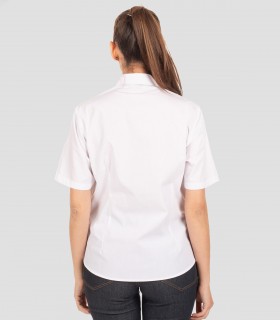 Camisa manga corta Blanca para camarera