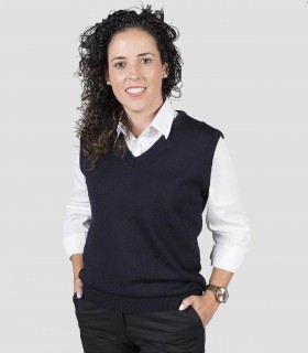 Chaleco camarera Azul marino