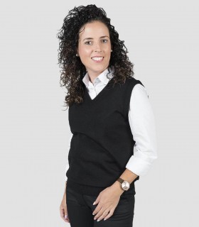Chaleco camarera Negro