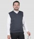 Chaleco camarero Gris marengo